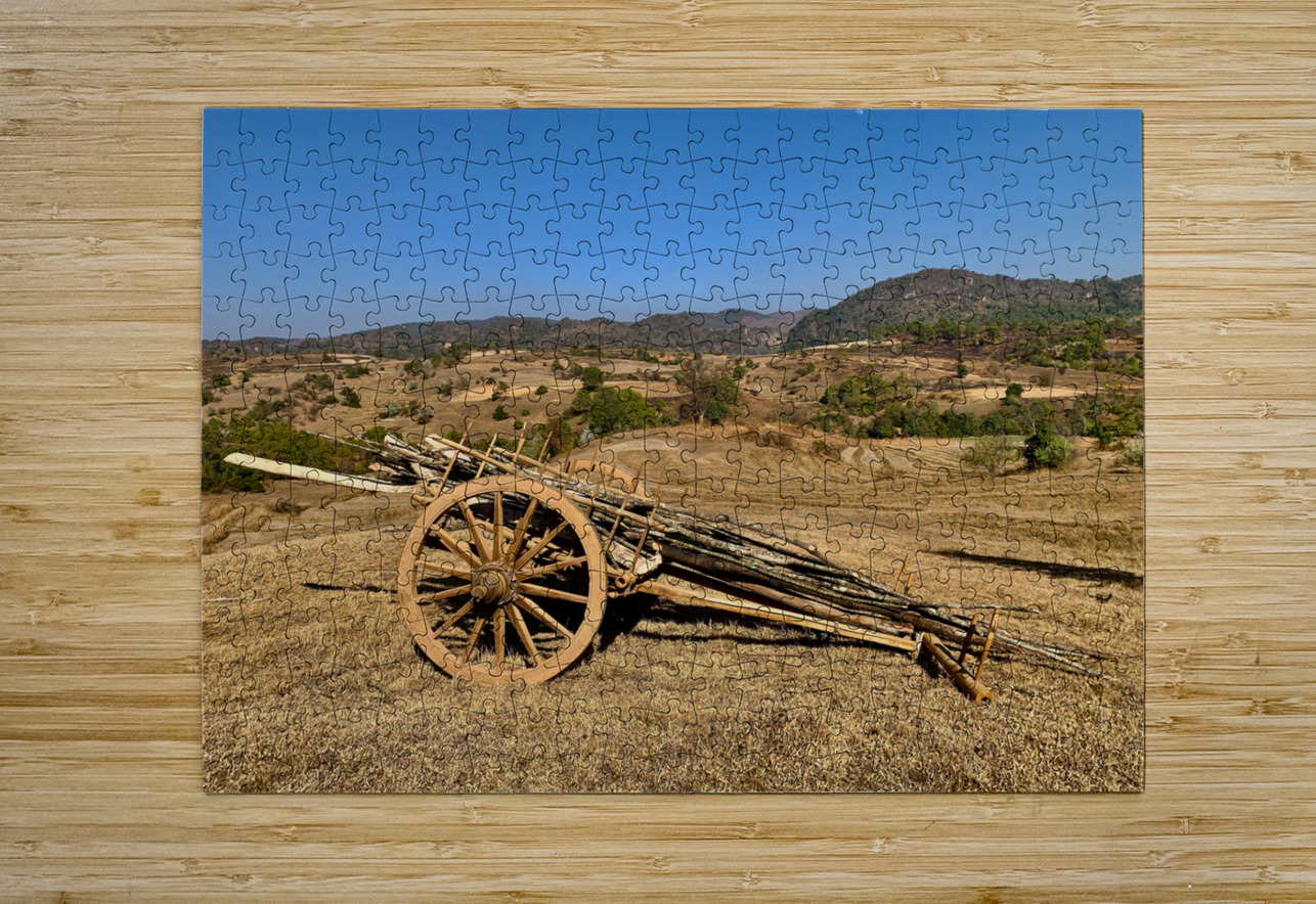 Old Farm Wagon Jimmy Roy Photos Puzzle printing