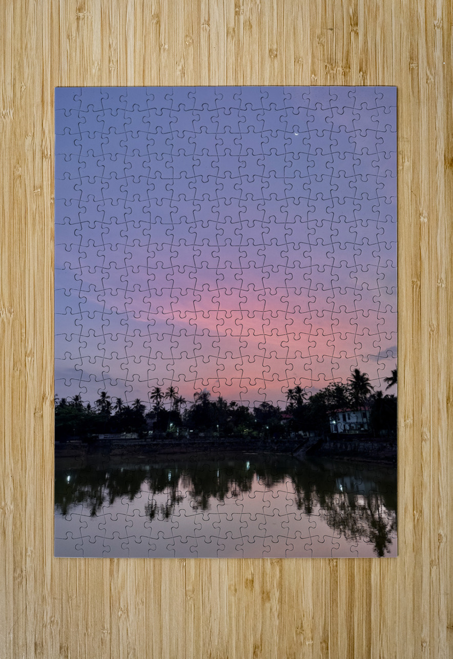 Purple sky of Varkala Jimmy Roy Photos Puzzle printing