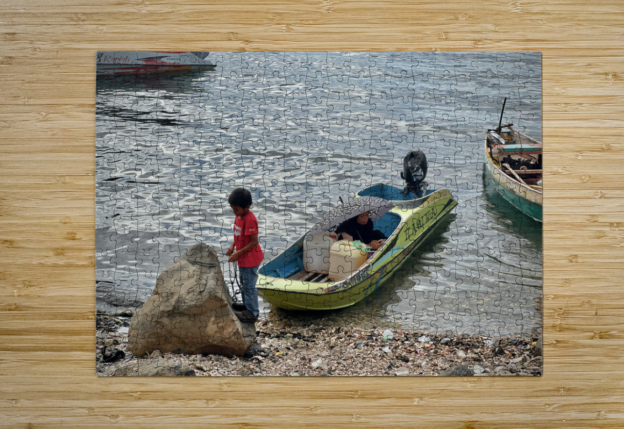 Secure the Boat Jimmy Roy Photos Puzzle printing
