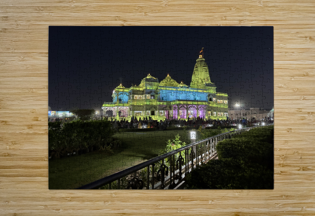 Prem Mandir Vrindavan 6 Jimmy Roy Photos Puzzle printing