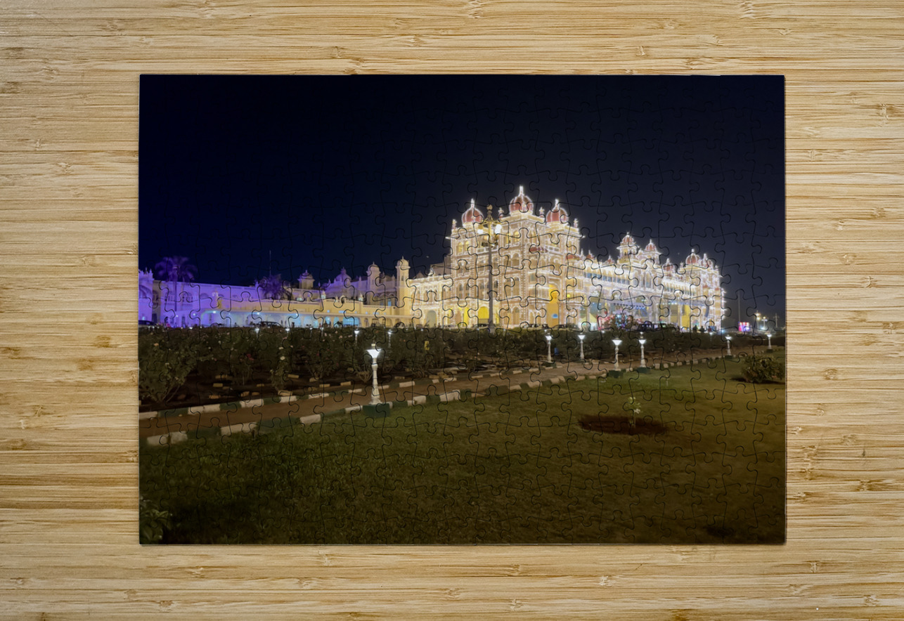Mysore Palace at Night 2 Jimmy Roy Photos Puzzle printing