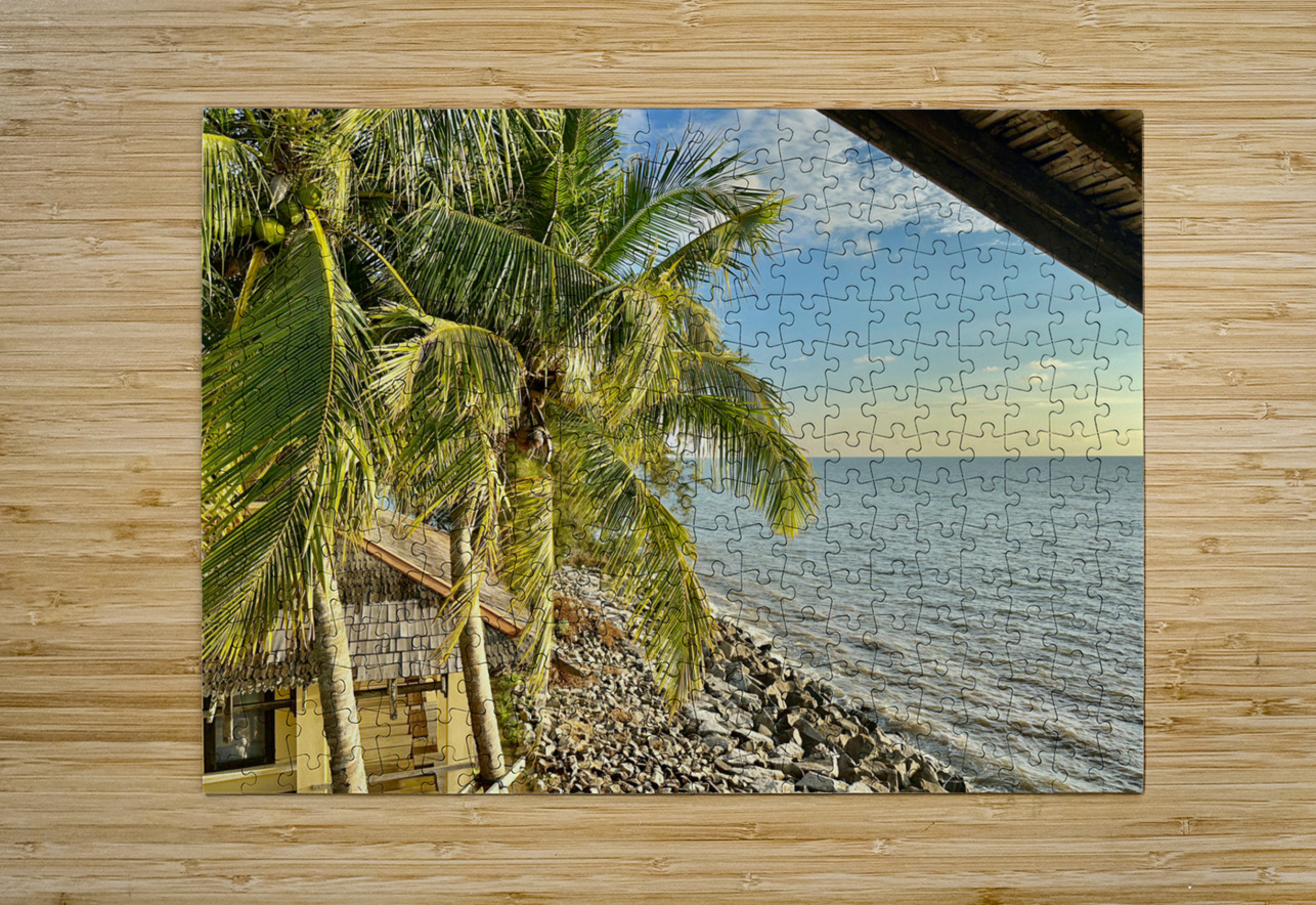 From the Balcony in Miri 2 Jimmy Roy Photos Puzzle printing