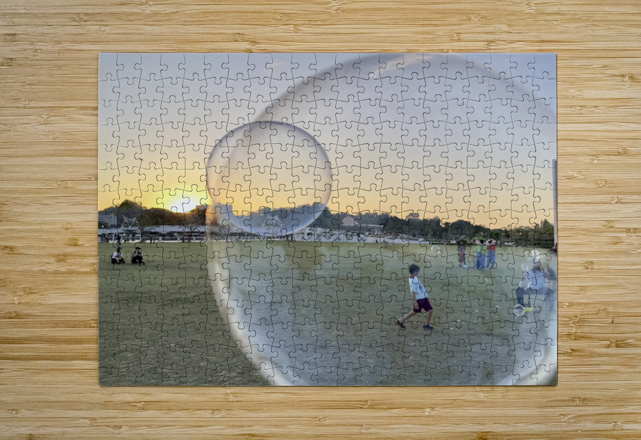 Bubble Sunset Brunei Jimmy Roy Photos Puzzle printing