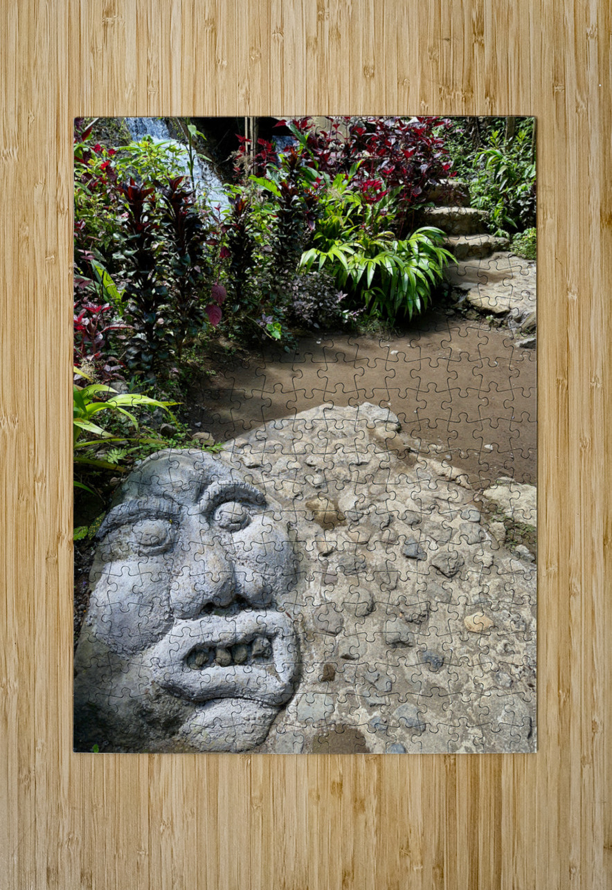 Face in the Ground Munduk Bali Jimmy Roy Photos Puzzle printing