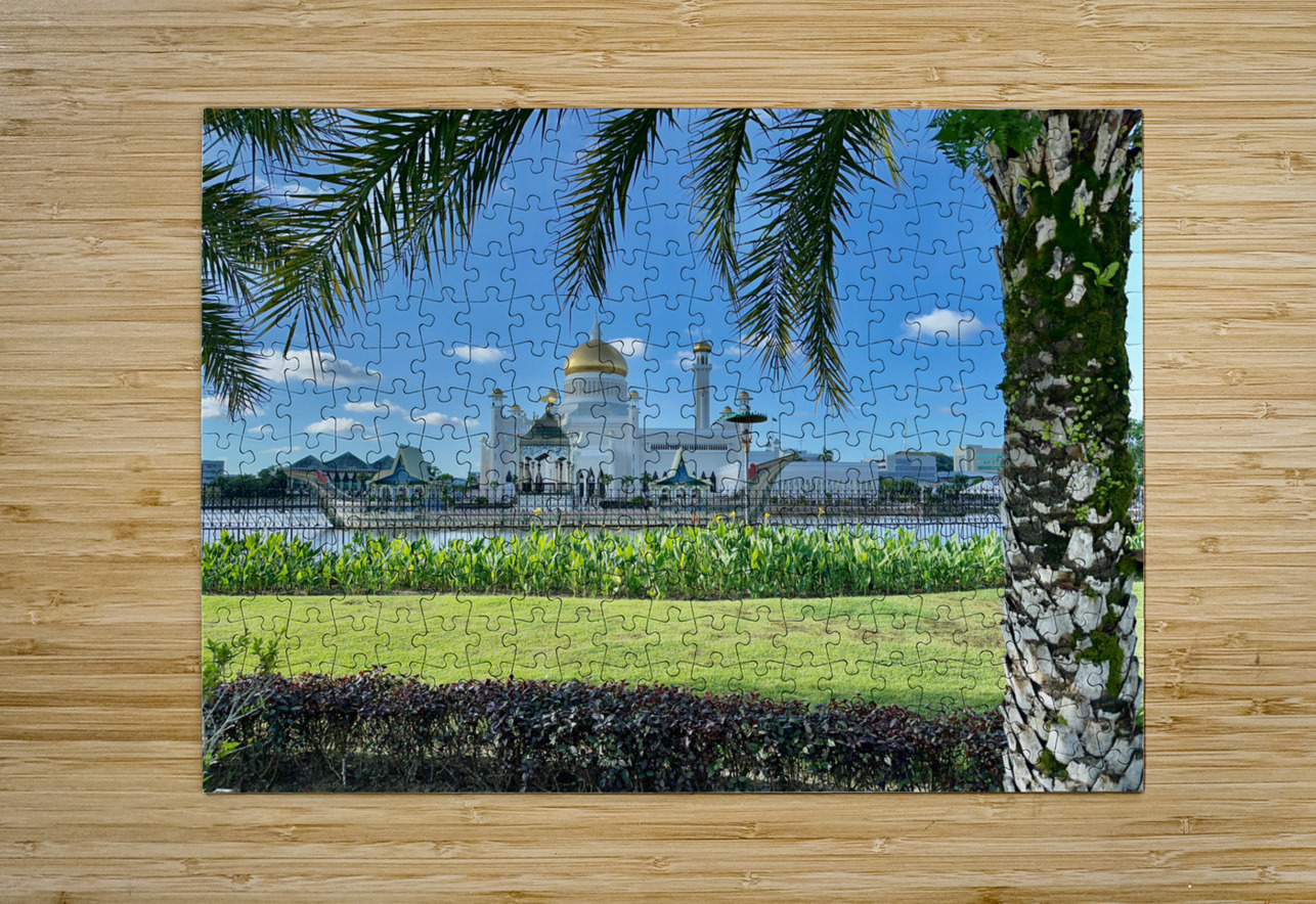 Omar Ali Saifuddien Mosque Collection Brunei 3 Jimmy Roy Photos Puzzle printing