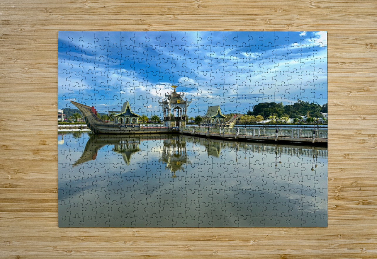 Omar Ali Saifuddien Mosque Collection Brunei 13 Jimmy Roy Photos Puzzle printing
