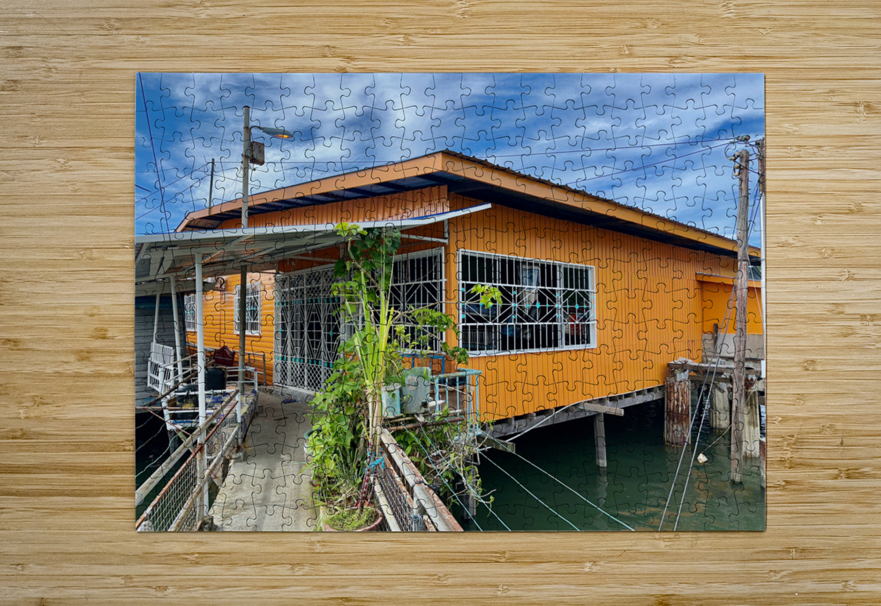 Sim Sim Traditional Floating Village in Sandakan 8 Jimmy Roy Photos Puzzle printing