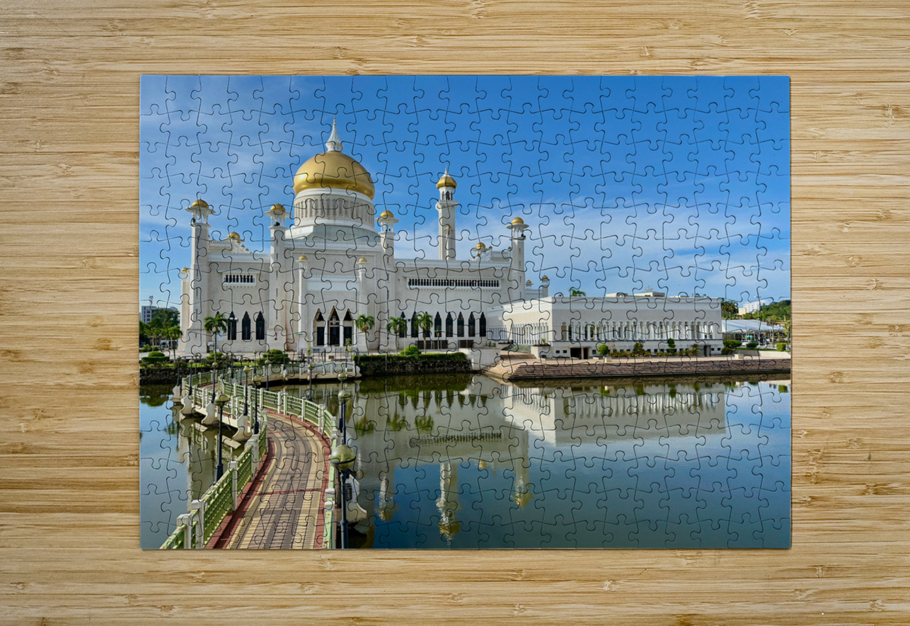 Omar Ali Saifuddien Mosque Collection Brunei 11 Jimmy Roy Photos Puzzle printing