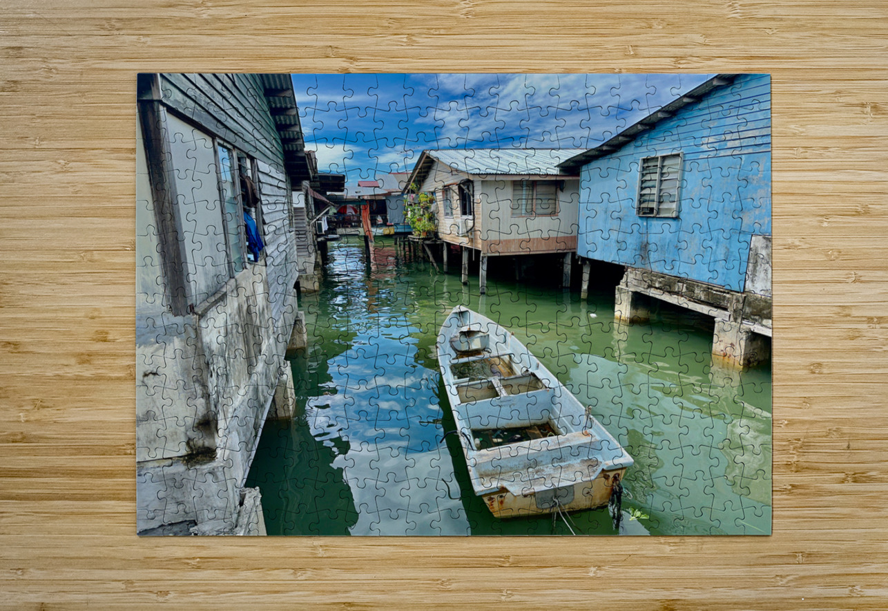 Sim Sim Traditional Floating Village in Sandakan 7 Jimmy Roy Photos Puzzle printing