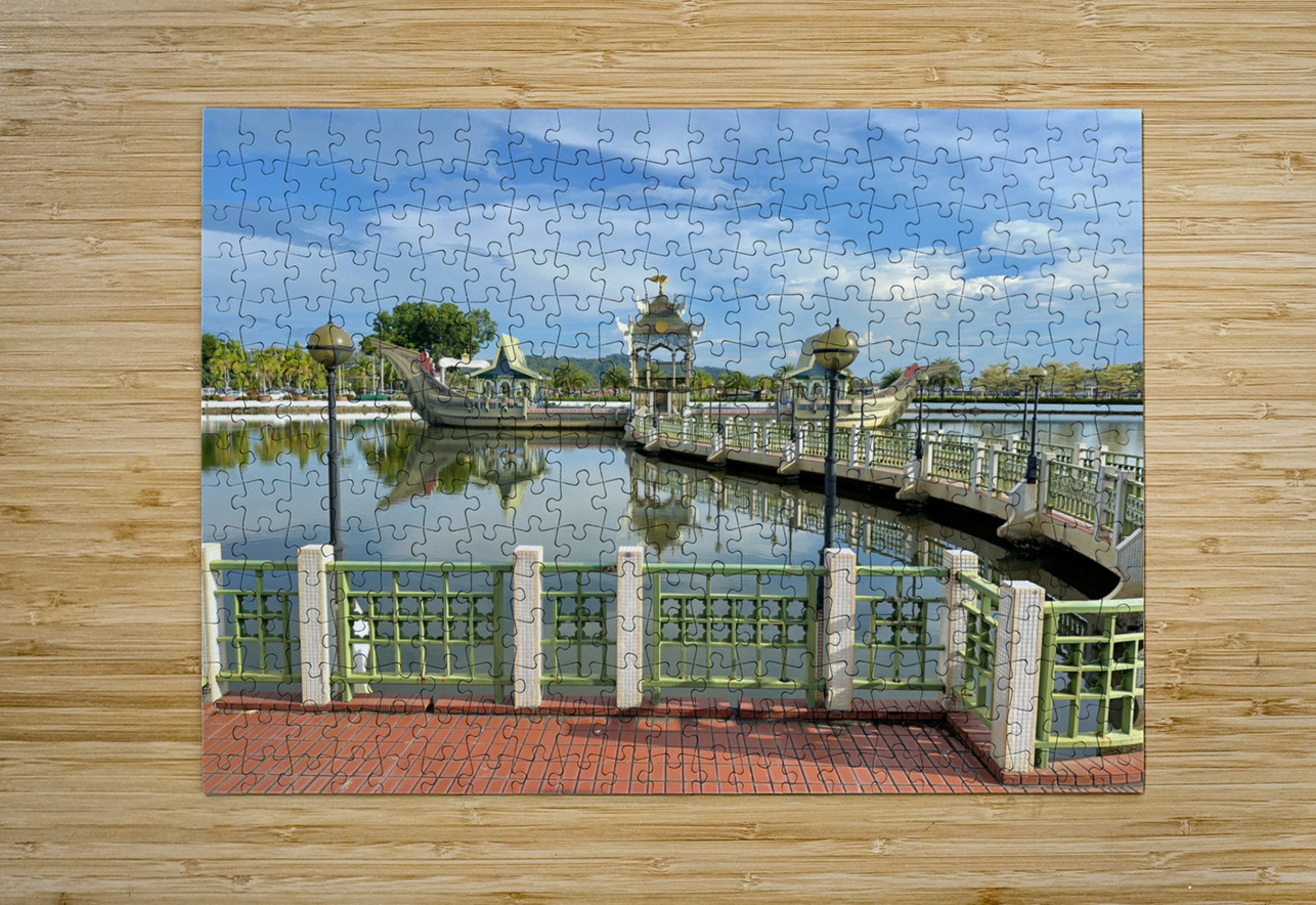 Omar Ali Saifuddien Mosque Collection Brunei 12 Jimmy Roy Photos Puzzle printing