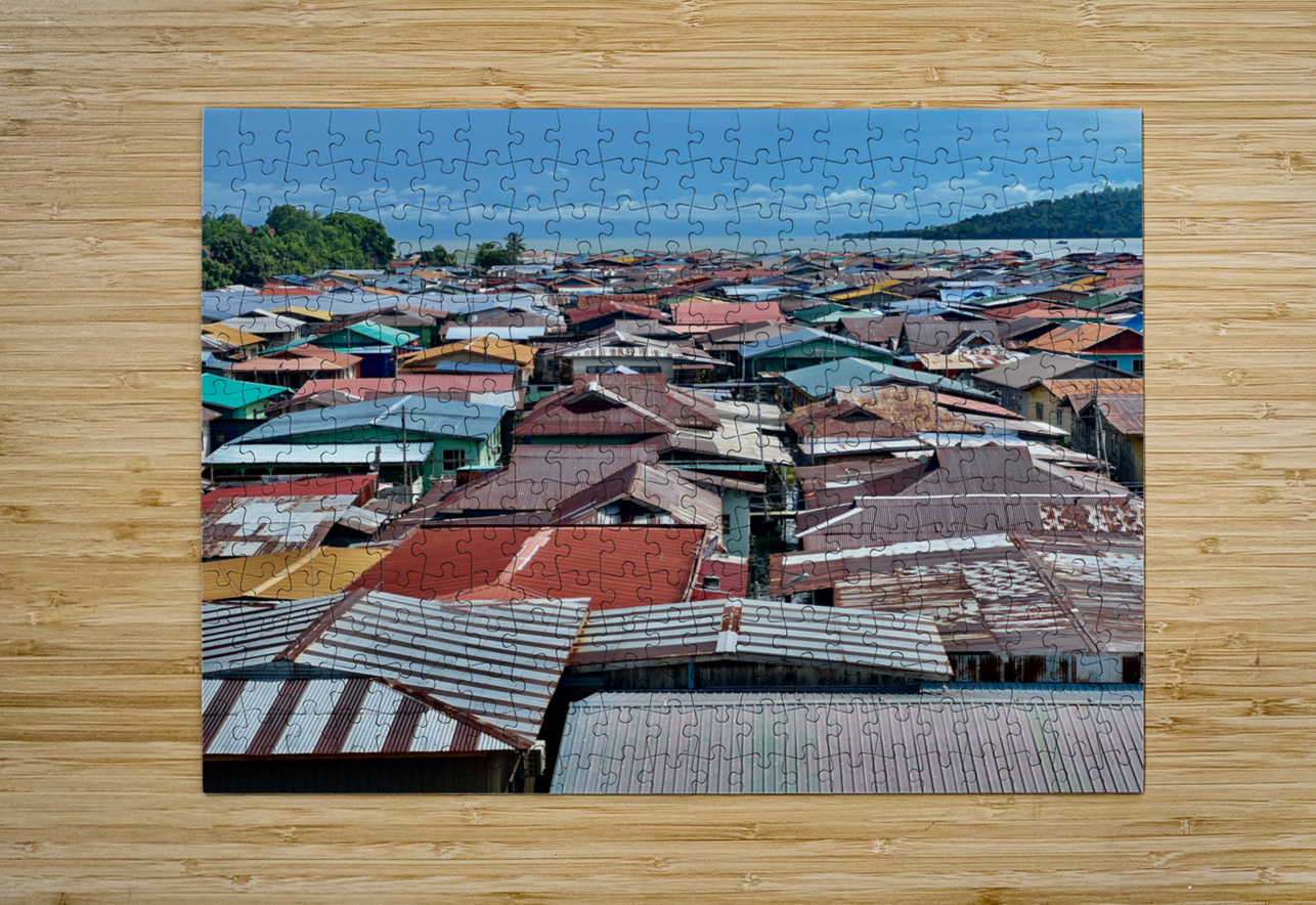 Sim Sim Traditional Floating Village in Sandakan 3 Jimmy Roy Photos Puzzle printing