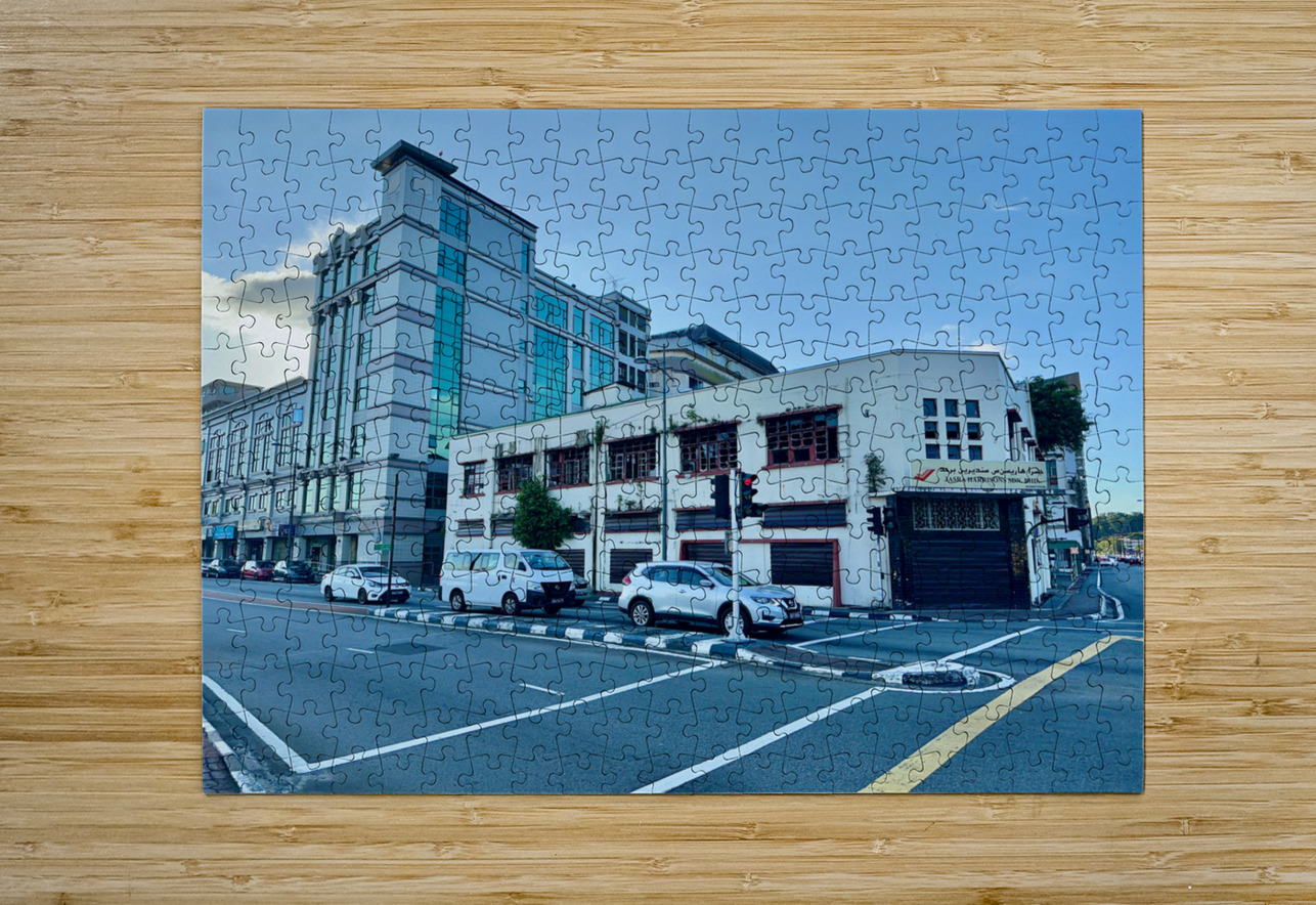 Streets of Bandar Seri Begawan Brunei Jimmy Roy Photos Puzzle printing