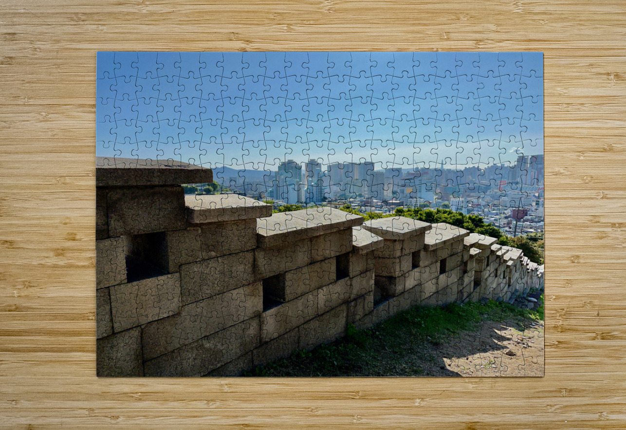City View Behind the Wall Seoul South Korea 1 Jimmy Roy Photos Puzzle printing