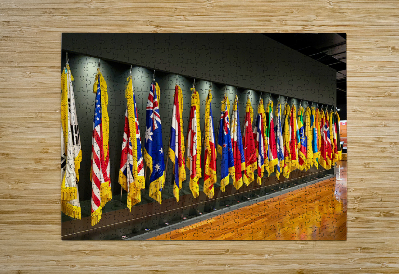 World Flags Seoul South Korea Jimmy Roy Photos Puzzle printing