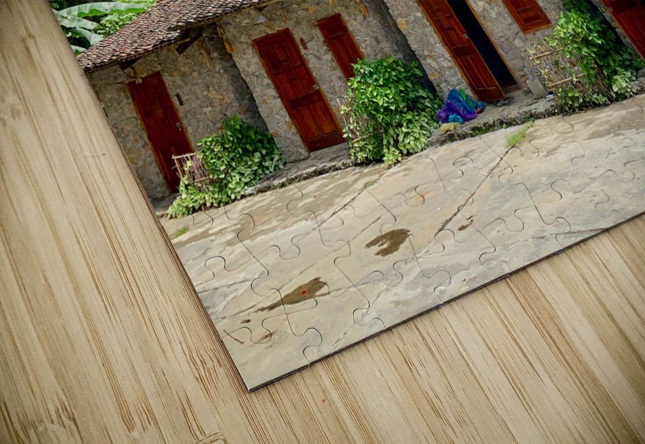 Stone Houses by the Mountain Jimmy Roy Photos Puzzle