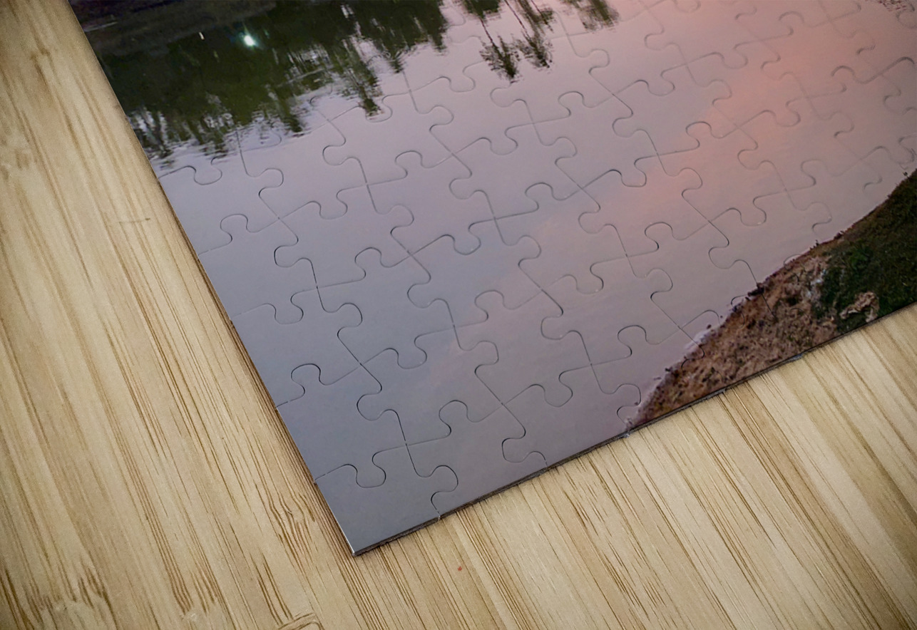 Purple Reflection on the Lake Jimmy Roy Photos Puzzle