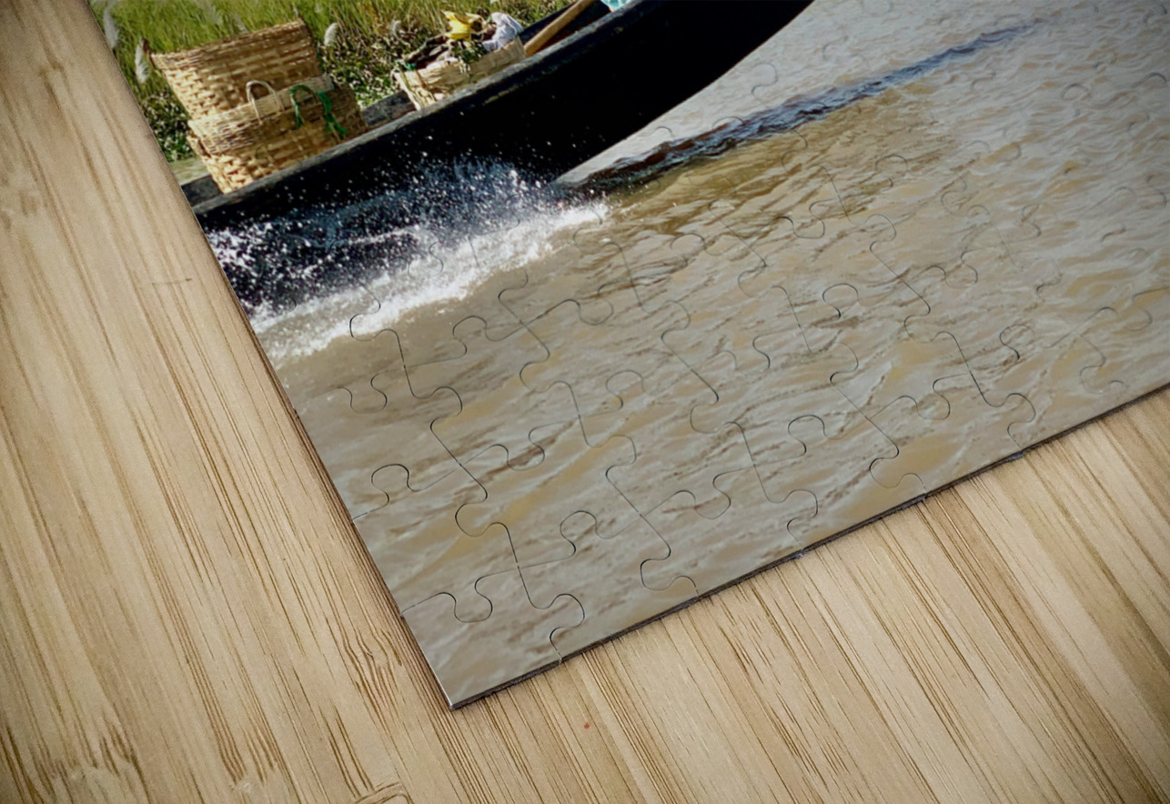 Fast Boat on the River Jimmy Roy Photos Puzzle