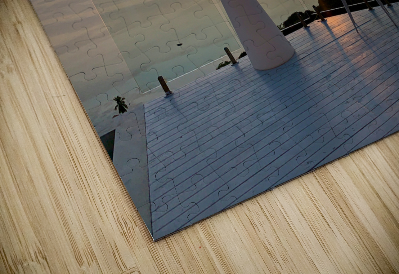 Sunset by the Big White Lamp Jimmy Roy Photos Puzzle