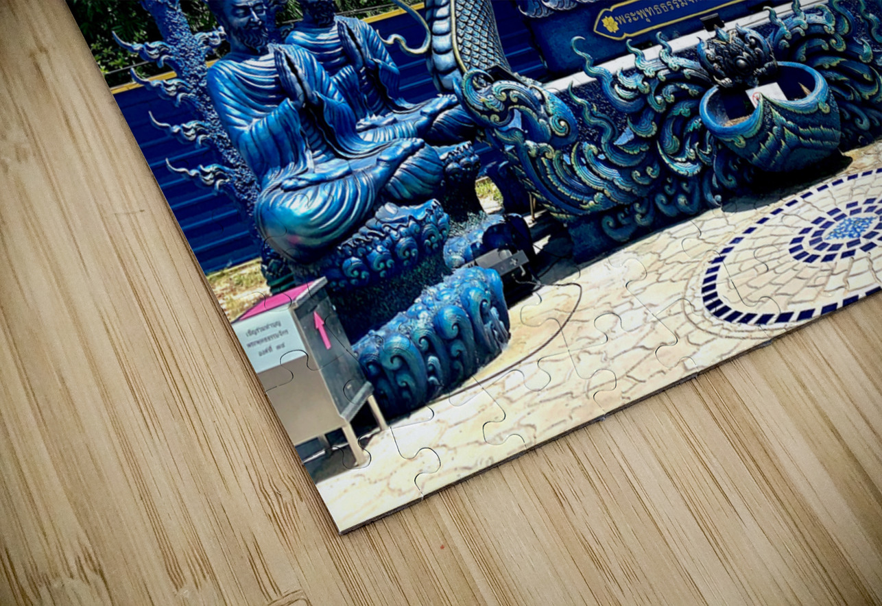 Wat Rong Suea Ten Blue Temple 1 Jimmy Roy Photos Puzzle