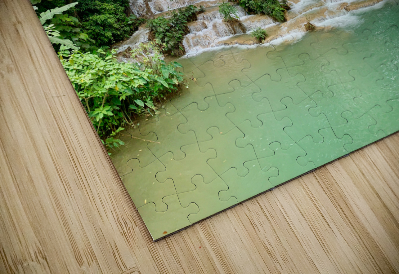 Kuang Si Waterfalls 2 Jimmy Roy Photos Puzzle