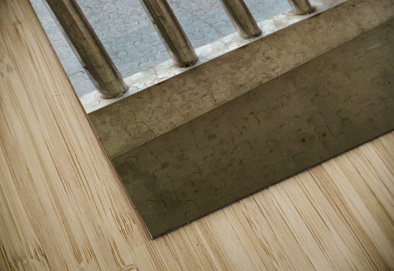 Sad Dog Behind Bars Jimmy Roy Photos Puzzle