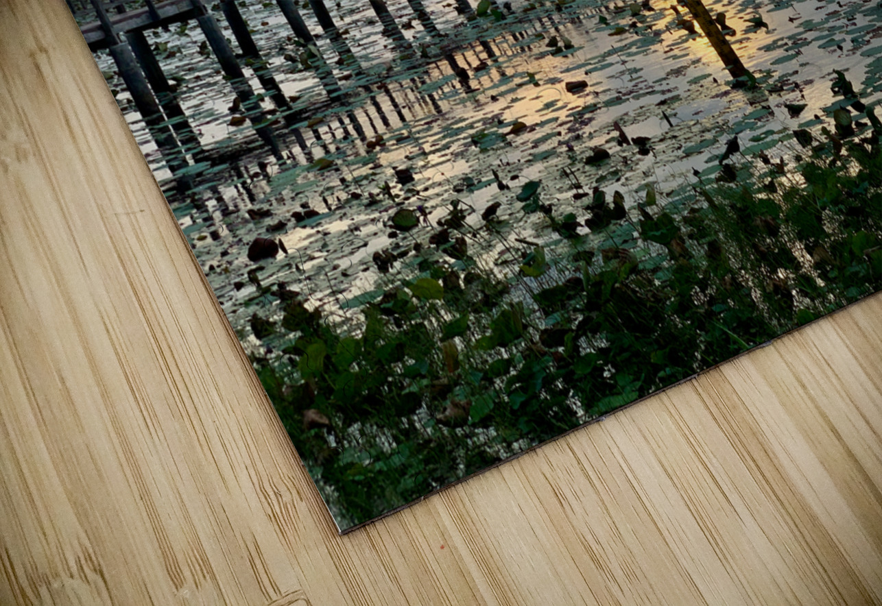 Amazing Walkway on the Lake at Sunset 2 Jimmy Roy Photos Puzzle
