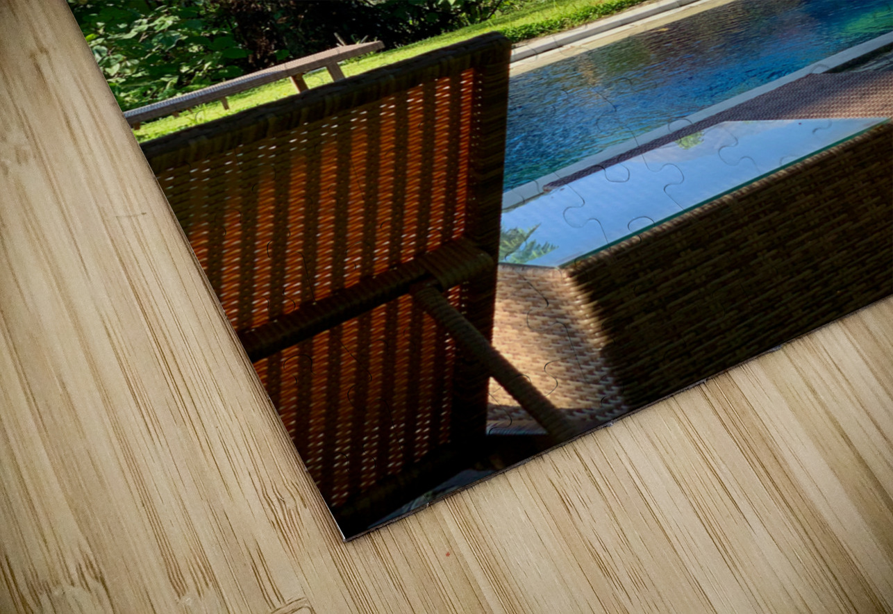 By the Pool with a view on Mount Agung Bali Jimmy Roy Photos Puzzle