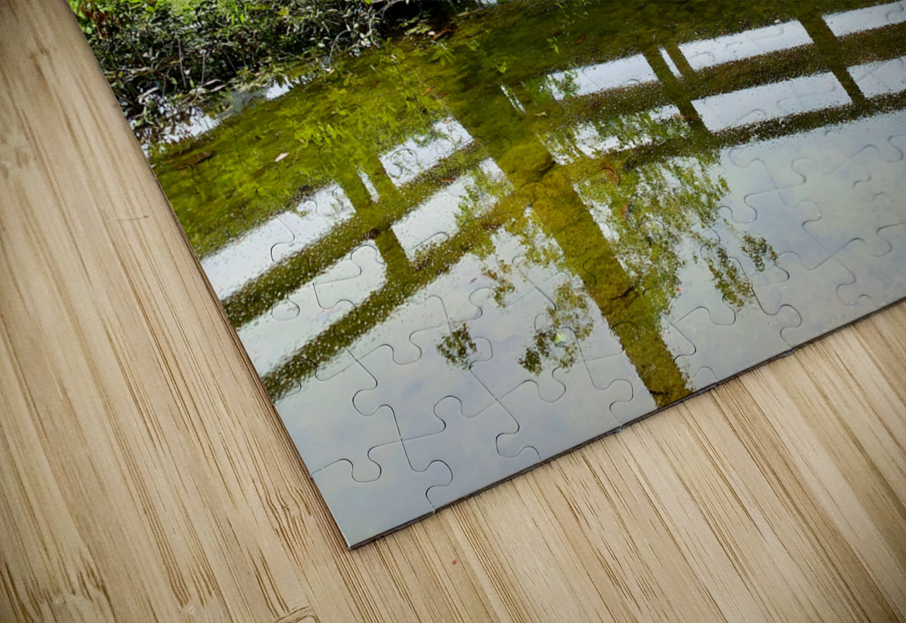 Little Bridge Reflections Jimmy Roy Photos Puzzle