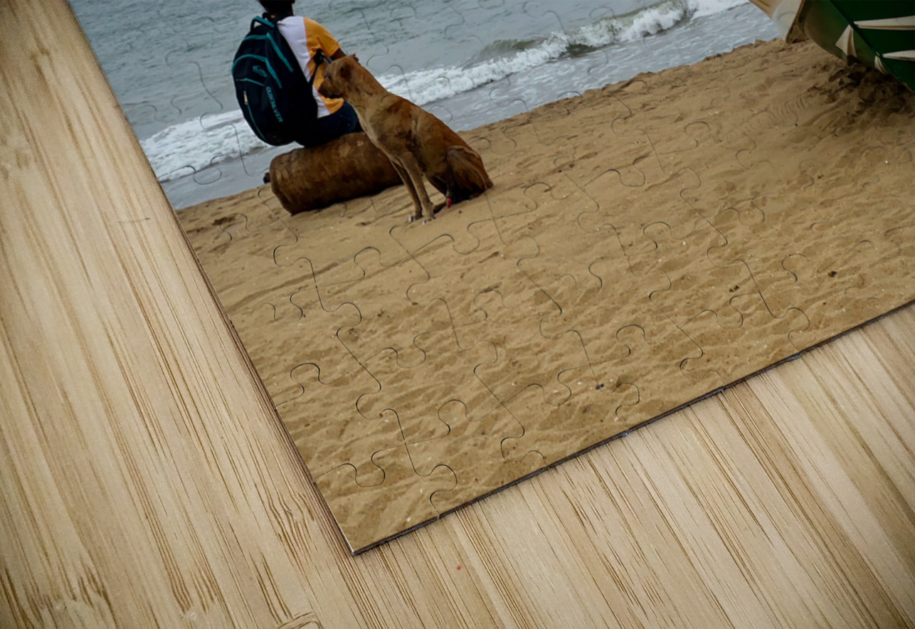 Waiting on the Beach Jimmy Roy Photos Puzzle