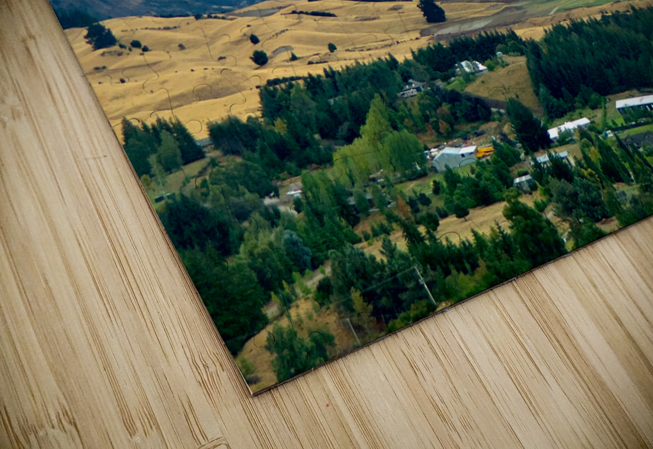 View From Mount Iron New Zealand After a Storm 2. Jimmy Roy Photos Puzzle