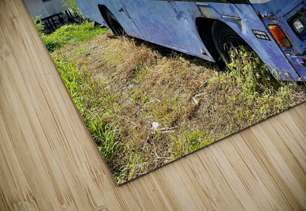 Abandoned City Bus Sandakan Jimmy Roy Photos Puzzle