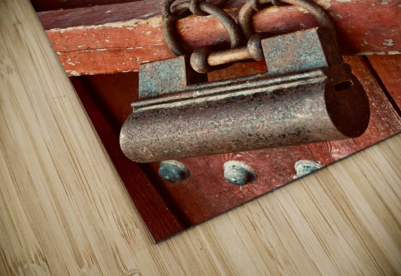 The Red Door Lock Seoul Korea Jimmy Roy Photos Puzzle