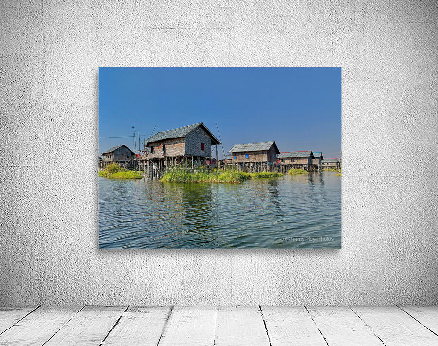 Inle Lake Houses by Jimmy Roy Photos