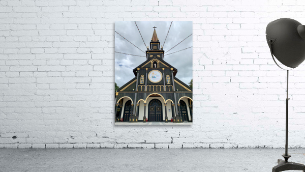 Saint Marys Black Wooden Cathedral of Kon Tum 2. by Jimmy Roy Photos