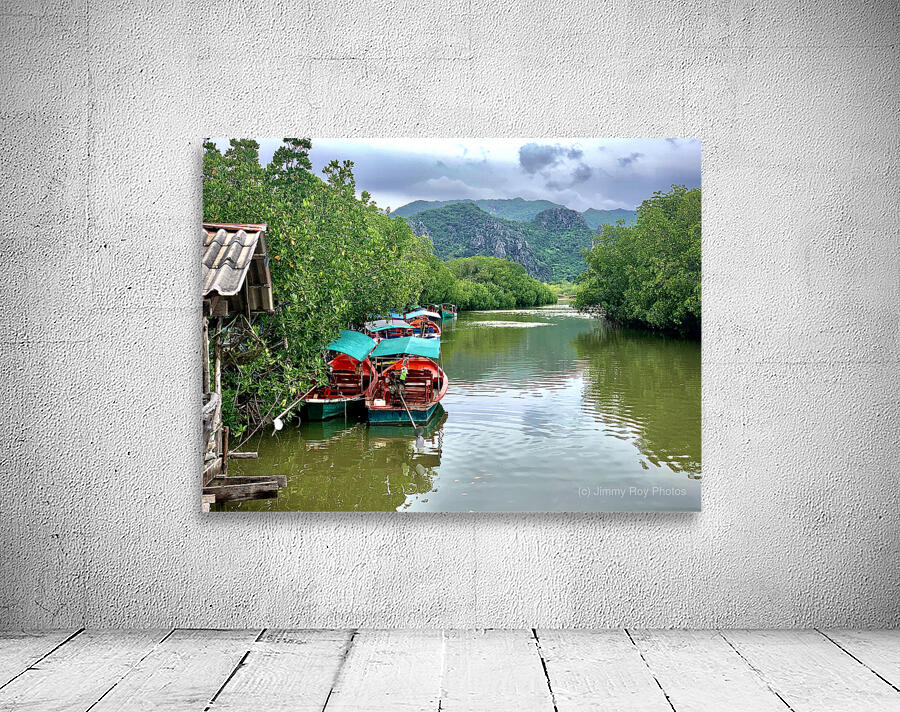 Boats Waiting on the River by Jimmy Roy Photos