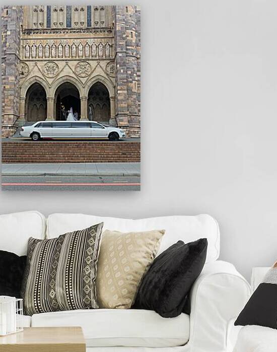 Limousine in Front of Church by Jimmy Roy Photos