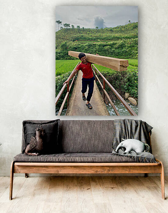 Carry the Log with a Smile by Jimmy Roy Photos