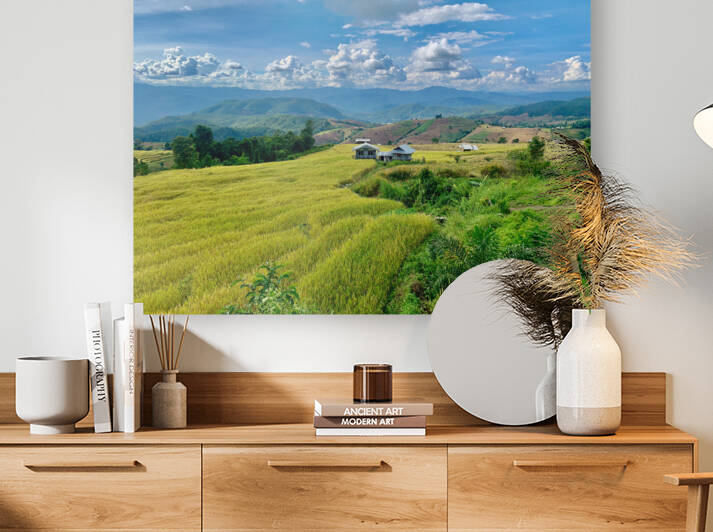 Village in the Rice Fields 3 by Jimmy Roy Photos