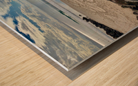 Art Design on the Beach Impression sur bois